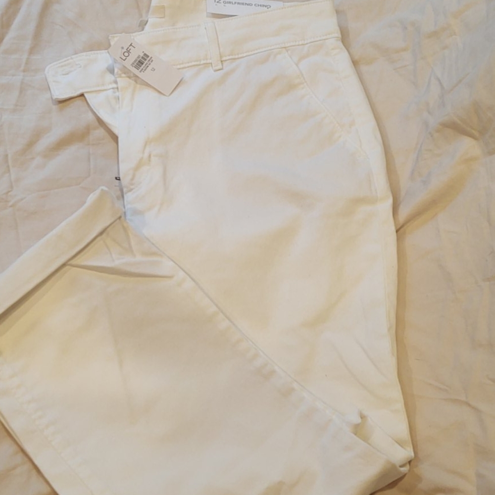 Loft girlfriend chino pants